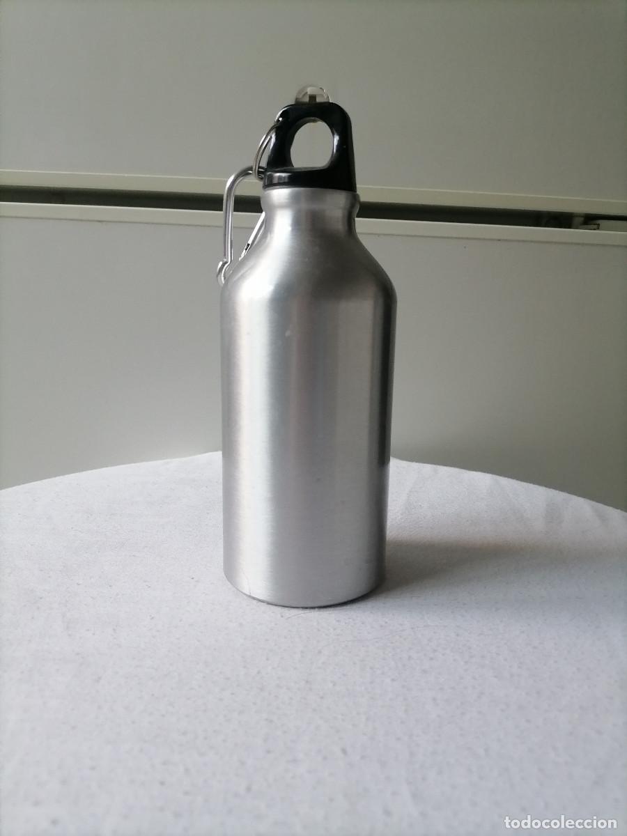 Botellas antiguas: Botella de aluminio publicidad Emacsa - Foto 3