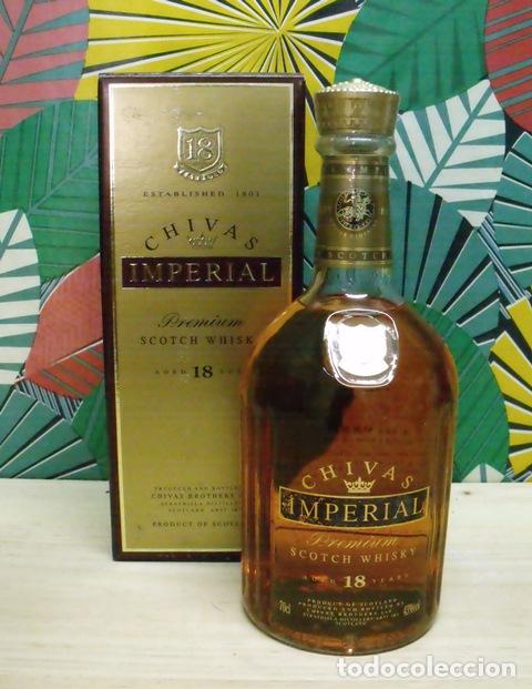 Botellas antiguas: Botella Whisky Chivas Imperial 18 A&ntilde;os Precintada - A&ntilde;os 90