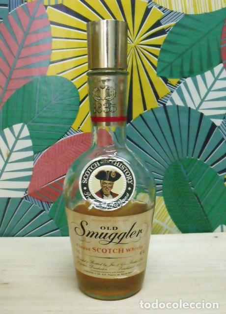 Botellas antiguas: Botella Whisky Old Smuggler - Foto 3