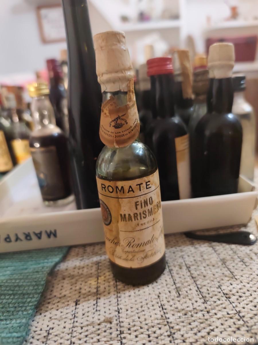 Botellas antiguas: Romate fino marisme&ntilde;o seco