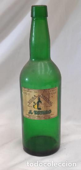 Botellas antiguas: ANTIGUA BOTELLA DE SIDRA JOSE TOMAS, CANDANAL, VILLAVICIOSA, ASTURIAS