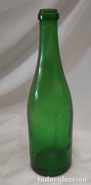 Botellas antiguas: ANTIGUA BOTELLA DE SIDRA EL GAITERO - Foto 1