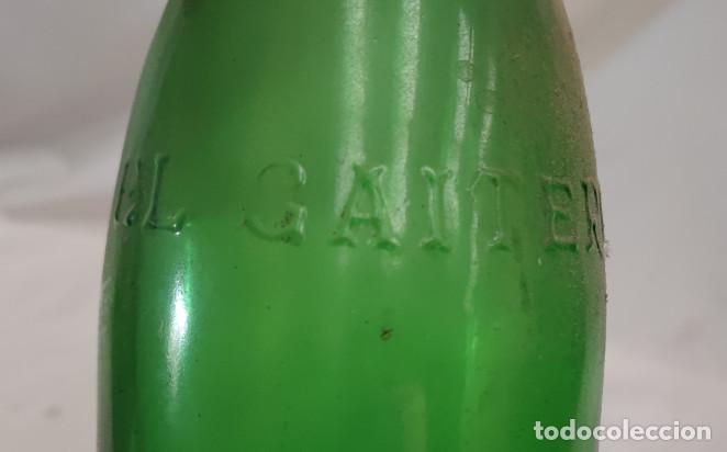 Botellas antiguas: ANTIGUA BOTELLA DE SIDRA EL GAITERO - Foto 3