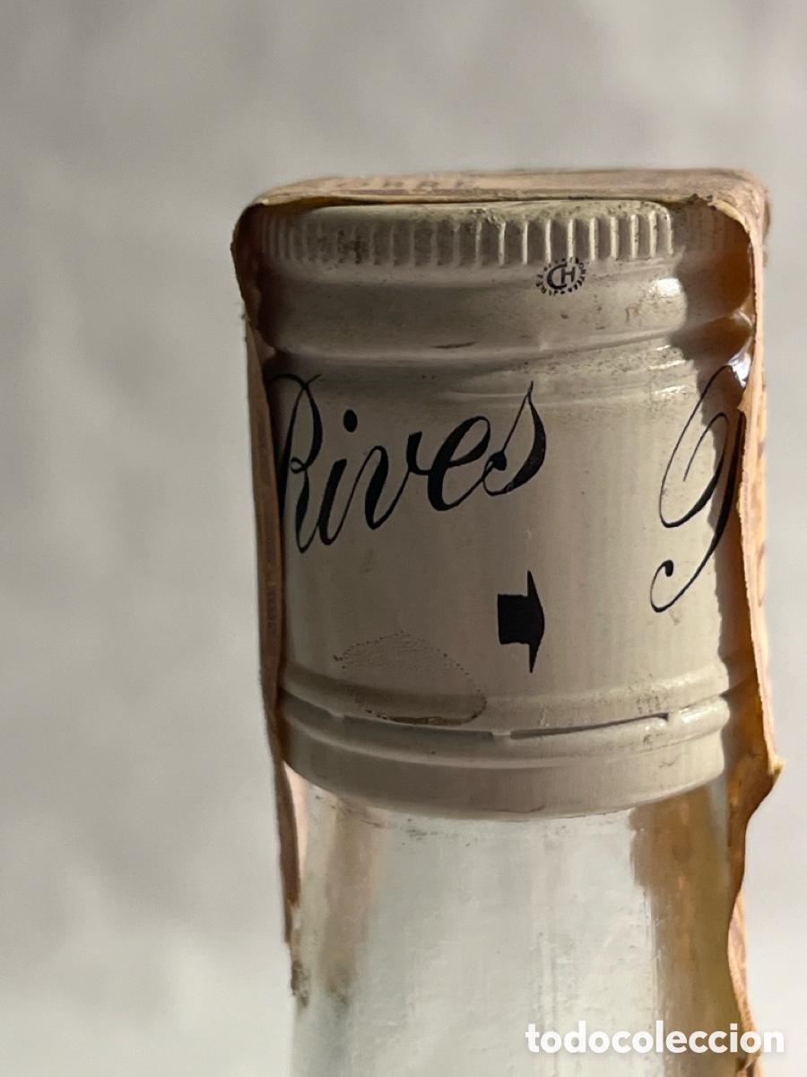Botellas antiguas: Ron RiveS Extra A&ntilde;ejo - vintage - Foto 3