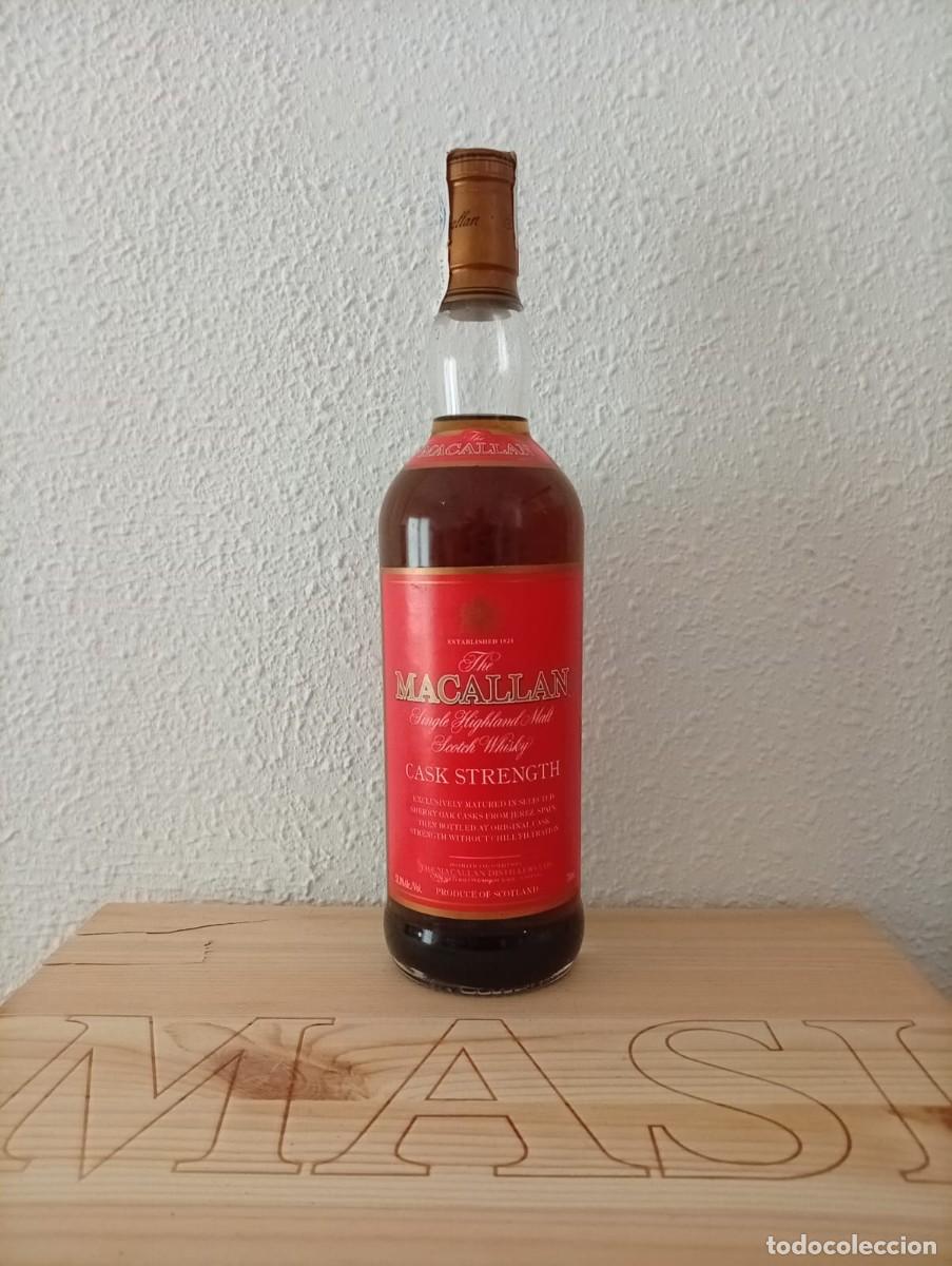 Botellas antiguas: Macallan Cask Strength Red label 75cl. 58,6%