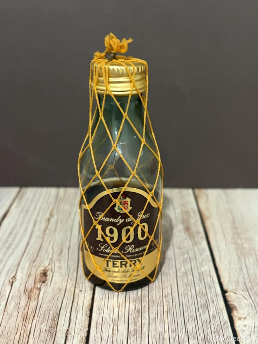 Botellas antiguas: BOTELL&Iacute;N. BRANDY DE JEREZ 1900. SOLERA RESERVA. TERRY.