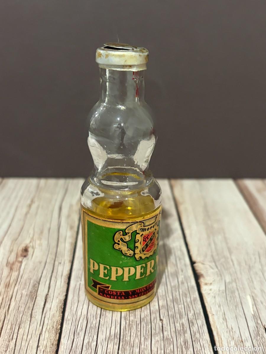 Botellas antiguas: BOTELL&Iacute;N. PEPPER LICOR. COSTA Y MONTA&Ntilde;&Aacute; MANRESA SANT FELIU