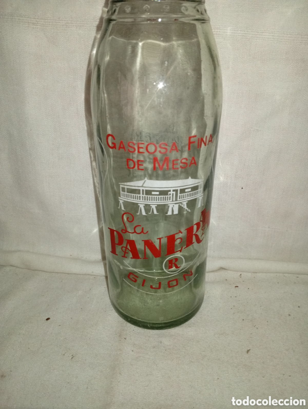 Botellas antiguas: BOTELLA GASEOSA LA PANERA - Foto 2