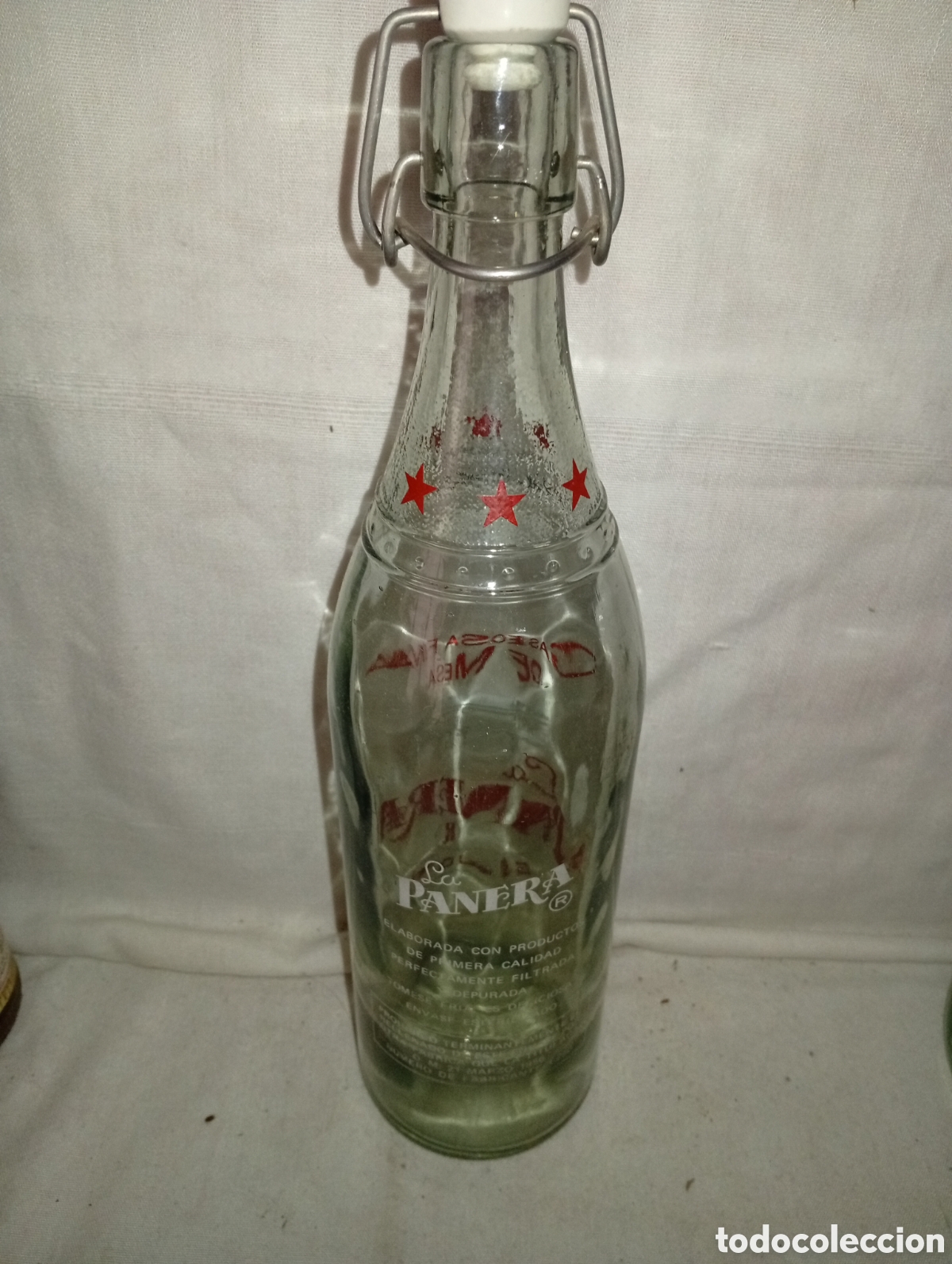 Botellas antiguas: BOTELLA GASEOSA LA PANERA - Foto 4