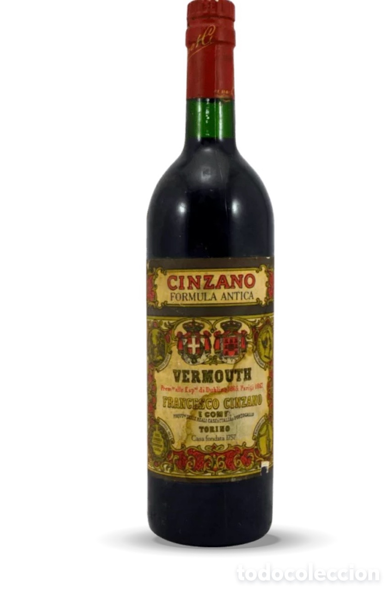 Botellas antiguas: Vermut Cinzano F&oacute;rmula Antica 1980's
