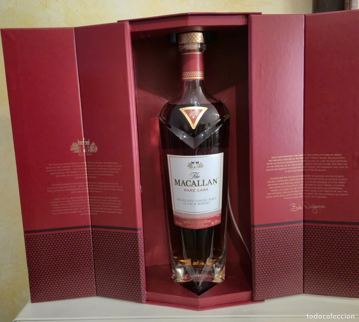 Botellas antiguas: Whisky escoc&eacute;s The Macallan Rare Cask single malt