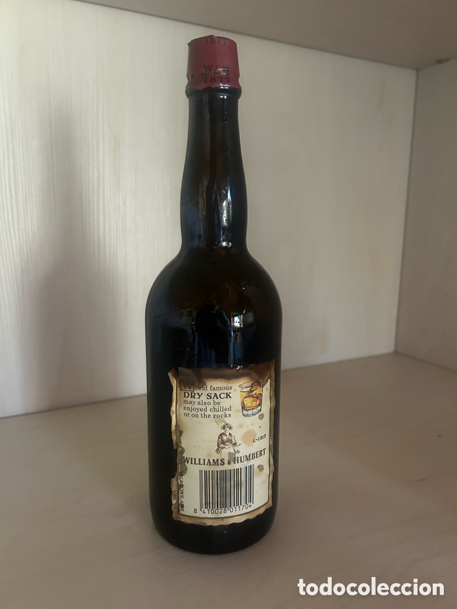 Botellas antiguas: ANTIGUA BOTELLA DE DRY SACK - Foto 2