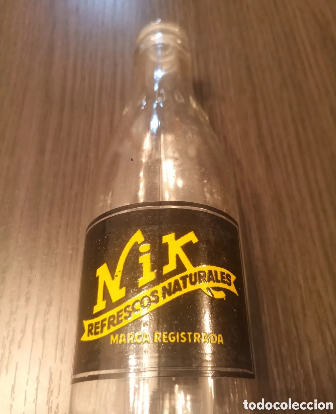 Botellas antiguas: Antiguo Botellin Refresco NIK - Foto 2