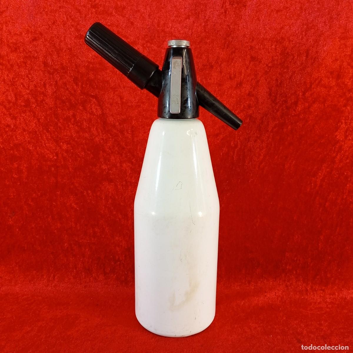 Botellas antiguas: SIF&Oacute;N VINTAGE - SELTZ - MARCA ISI - FABRICADO EN AUSTRIA - 1L - N&ordm; 95 02 - 32,5 CM DE ALTO