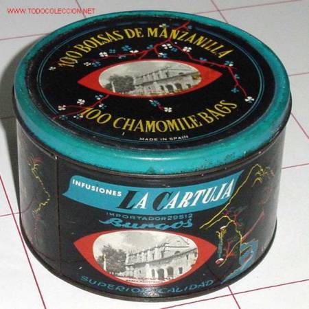 Caixas e caixinhas met&aacute;licas: ANTIGUA CAJA DE HOJALATA LITOGRAFIADA CON PUBLICIDAD DE MANZANILLA