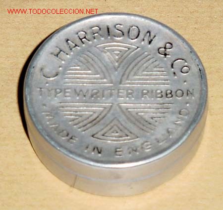 Cajas y cajitas met&aacute;licas: ANTIGUA CAJA DE HOJALATA  CON PUBLICIDAD DE PERLAS CHARRISON &not; CO - MIDE 5,5 CMS. DE DIAMETRO