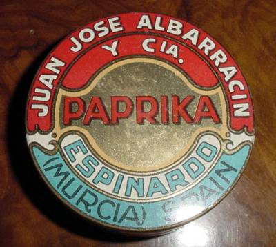 Caixas e caixinhas met&aacute;licas: CAJITA PAPRIKA ESPINARDO  ANTIGUA