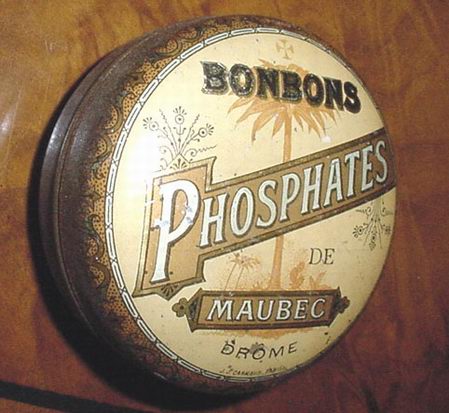 Caixas e caixinhas met&aacute;licas: CAJITA  PHOSPHATES DE MAUBEC ANTIGUA