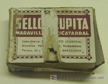 Cajas y cajitas met&aacute;licas: CAJA MEDICAMENTO SELLO LUPITA MARAVILLOSO ANTICATARRAL