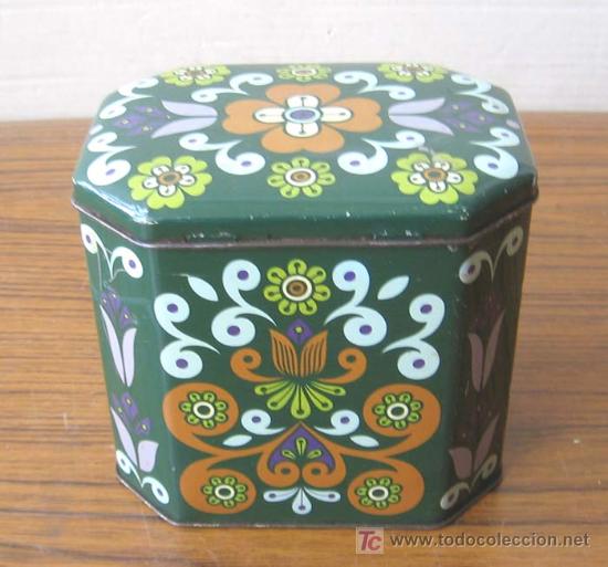 Cajas y cajitas met&aacute;licas: Caja chapa Los dibujos son a&ntilde;os 60-70 Sin ninguna marca