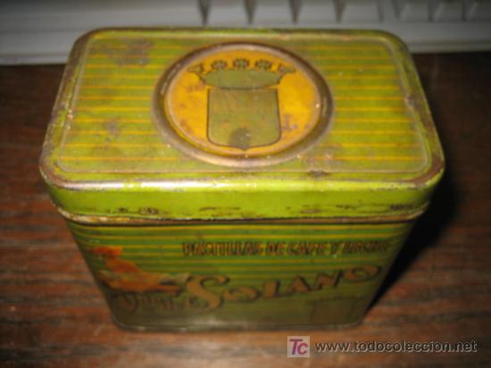 Cajas y cajitas met&aacute;licas: CAJA DE PASTILLAS DE CAFE CON LECHE SOLANO - Foto 2