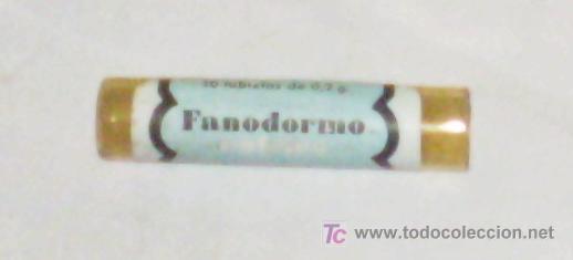 Cajas y cajitas met&aacute;licas: FANODORMO CALCICO - E. MERCK. - Foto 1