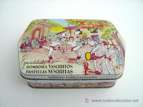 Cajas y cajitas met&aacute;licas: CAJA VASQUITOS Y NESQUITAS HEXANOGAL - Foto 1