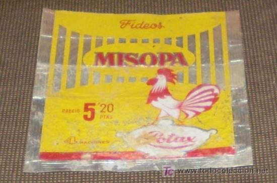 Blechdosen und Kisten: SOBRE DE SOPA DE FIDEOS POTAX. MISOPA.