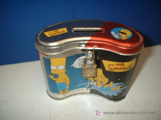 Cajas y cajitas met&aacute;licas: hucha de lata de los simsom - Foto 1