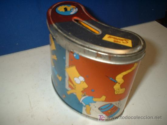 Cajas y cajitas met&aacute;licas: hucha de lata de los simsom - Foto 2