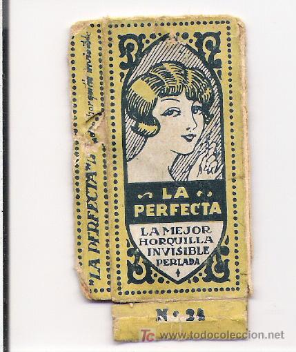 Blechdosen und Kisten: LA METALURGICA ESPA&Ntilde;OLA    **LA PERFECTA **         *LA MEJOR HORQUILLA INVISIBLE *    BARCELONA