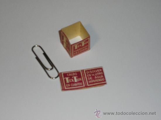 Blechdosen und Kisten: TEX TON FABRICADO EN ESPA&Ntilde;A * cuatro ENVOLTORIOs DE LOS CUBITOS A&Ntilde;OS 4O *