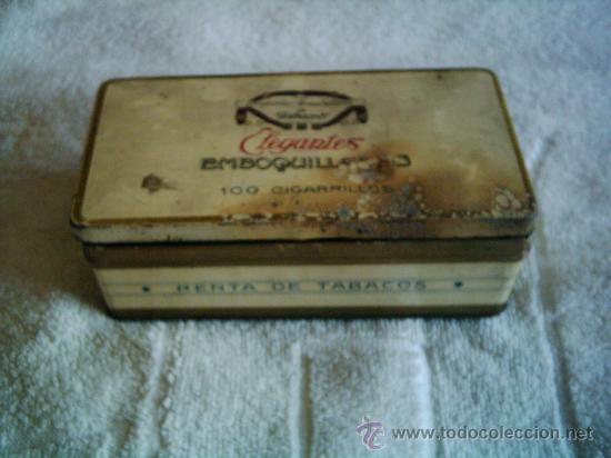 Cajas y cajitas met&aacute;licas: caja de cigarrillos elegantes - Foto 1