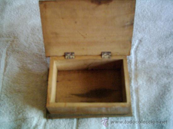 Cajas y cajitas met&aacute;licas: cajita de madera - Foto 1