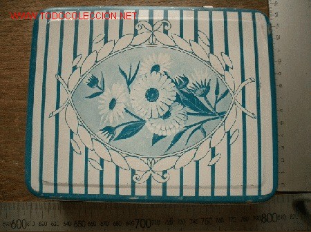 Cajas y cajitas met&aacute;licas: Antigua caja de azafr&aacute;n - Foto 1