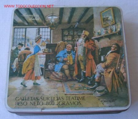 Cajas y cajitas met&aacute;licas: CAJA DE GALLETAS .. de chapa - Foto 1