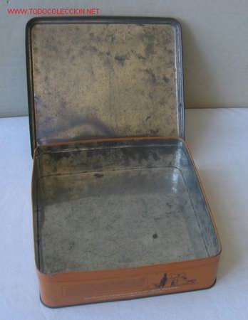 Cajas y cajitas met&aacute;licas: CAJA DE GALLETAS .. de chapa - Foto 5