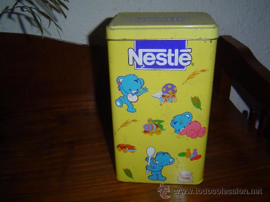 Cajas y cajitas met&aacute;licas: Bonita caja NESTL&Eacute;