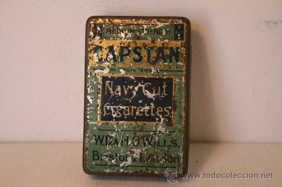 Cajas y cajitas met&aacute;licas: CAJA METALICA NAVY CUT CIGARETTES. BRISTOL & LONDON
