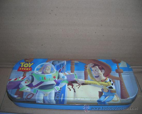 Cajas y cajitas met&aacute;licas: Bonita caja de metal de Toy Story, de Disney..