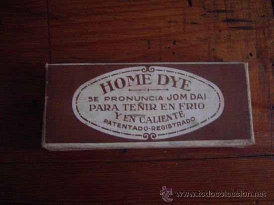 Boxes and metal boxes: Antigua Caja tinte HOME DAY..