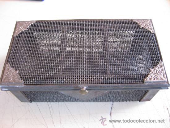 Cajas y cajitas met&aacute;licas: CAJA JOYERO MUY RARA, DE MAYA Y METAL CON UN EXTRAIBLE DENTRO