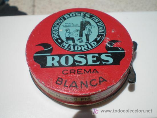Blechdosen und Kisten: ANTIGUA LATA DE BETUN ROSES