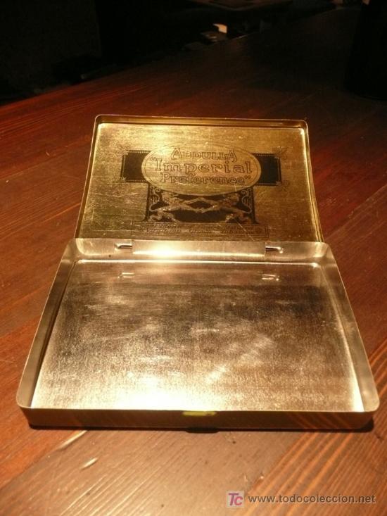 Cajas y cajitas met&aacute;licas: LATA DE TABACO INGLES ABDULLA IMPERIAL - Foto 2