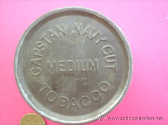 Cajas y cajitas met&aacute;licas: CAJA METALIC TABACO CAPSTAN MEDIUM - Foto 3