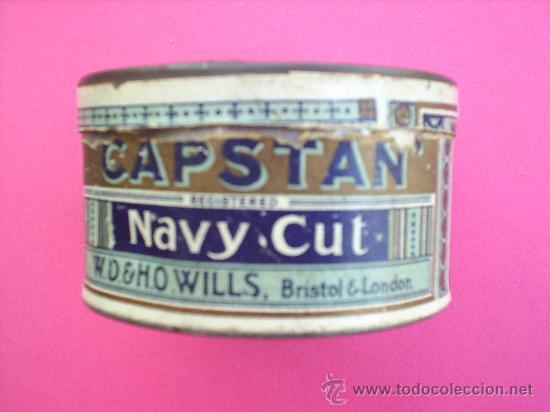Cajas y cajitas met&aacute;licas: CAJA METALIC TABACO CAPSTAN MEDIUM - Foto 5