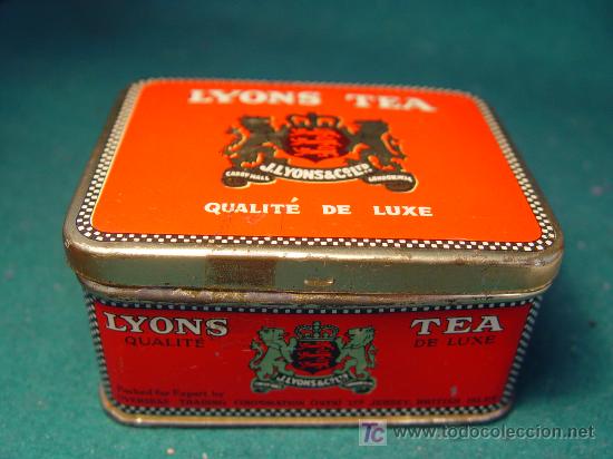 Cajas y cajitas met&aacute;licas: LYONS TEA - JERSEY BRITISH ISLES - 1939 - - Foto 1