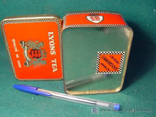 Cajas y cajitas met&aacute;licas: LYONS TEA - JERSEY BRITISH ISLES - 1939 - - Foto 3