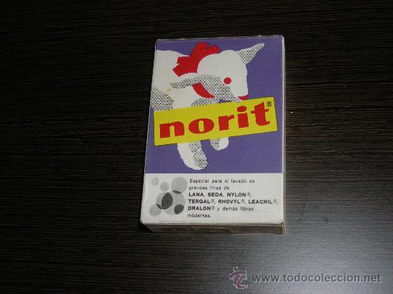 Blechdosen und Kisten: Precioso paquete antiguo de Norit. Impecable. Sin uso. Medidas: 7x10x2,5 cm.