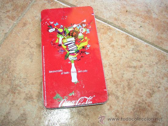 Caixas e caixinhas met&aacute;licas: Caja de pinturas Coca-Cola